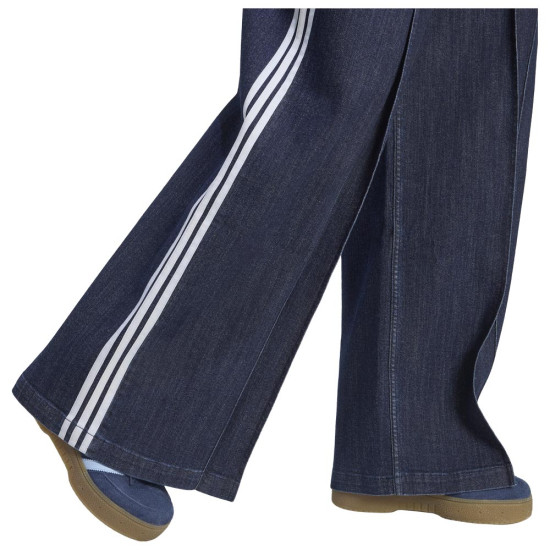 Adidas Γυναικείο παντελόνι Denim Wide Leg Pleats Pants